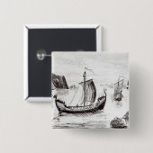 Viking-Schiffe Button (Vorne & Hinten)