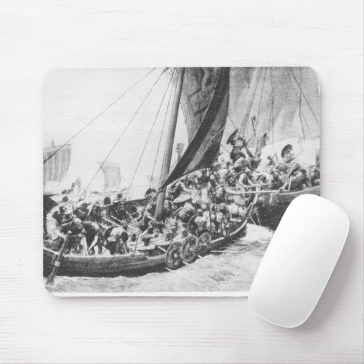 Viking-Schiffe Mousepad (Mit Mouse)