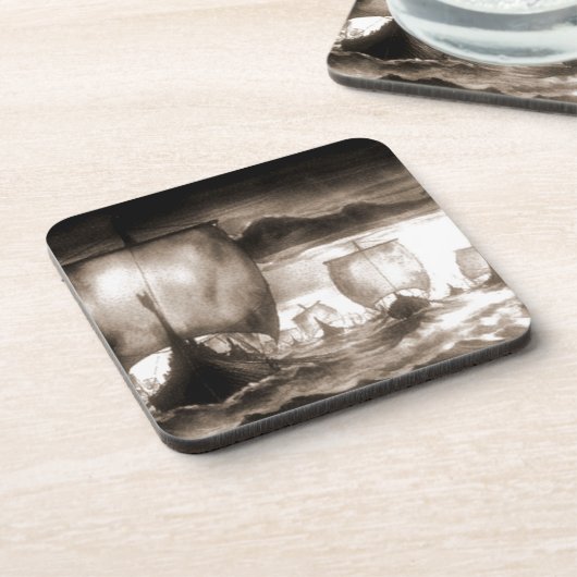 VIKING-SCHIFFE UNTERSETZER (Linke Seite)