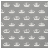 Viking Schiffs-/Longboatsw/custom Hintergrundfarbe Stoff (Muster)
