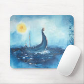 Viking-Schiffs-Mausunterlage Mousepad (Mit Mouse)