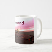 VIKING-SCHIFFS-STATUE - ISLAND KAFFEETASSE (VorderseiteRechts)
