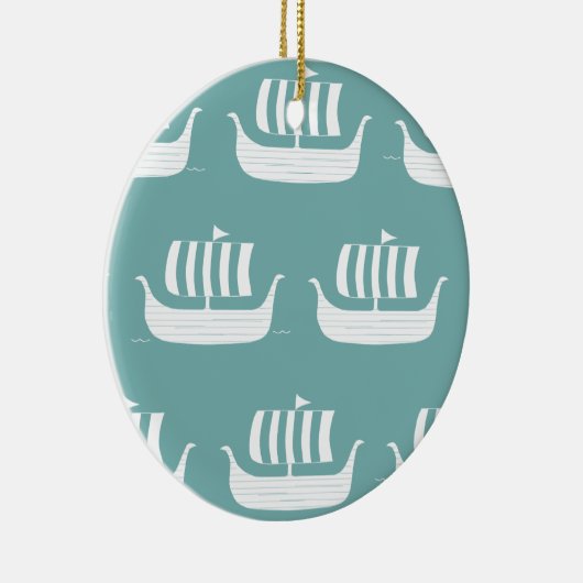 Viking-Schiffsgewohnheitsverzierung Keramik Ornament (Rechts)