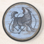 Viking-Schild - Fenrir Untersetzer (Vorne)