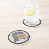 Viking-Schild - Helm Untersetzer (Seite)