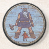 Viking-Schild - Jotun Getränkeuntersetzer (Vorne)
