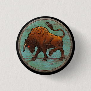 Viking-Schild-Knopf - Auroch Button
