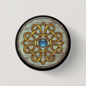 Viking-Schild-Knopf - Brosche Button (Vorderseite)