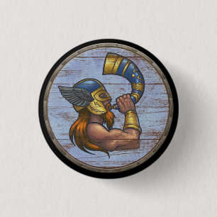 Viking-Schild-Knopf - Heimdallr Button