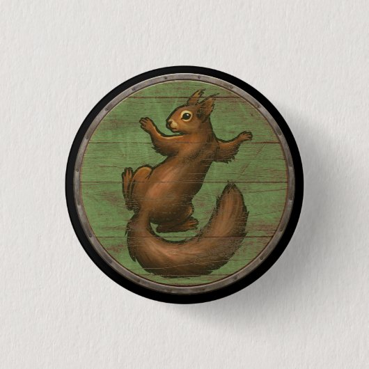 Viking-Schild-Knopf - Ratatoskr Button (Vorderseite)
