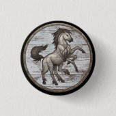 Viking-Schild-Knopf - Sleipnir Button (Vorderseite)