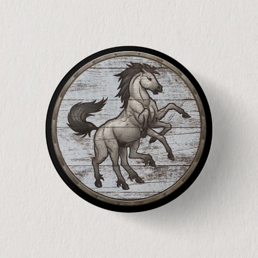 Viking-Schild-Knopf - Sleipnir Button (Vorderseite)