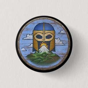 Viking-Schild-Knopf - Walhall Button