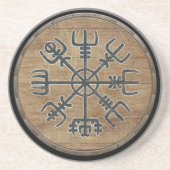 Viking-Schild - Vegvísir Getränkeuntersetzer (Vorne)