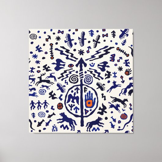 Viking Shaman Ritual Talisman Leinwanddruck (Vorderseite)