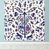 Viking Shaman Ritual Talisman Leinwanddruck (Insitu (Holzboden))