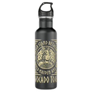 Viking Shield Maiden Avocado Toast Lover Norse Spa Edelstahlflasche