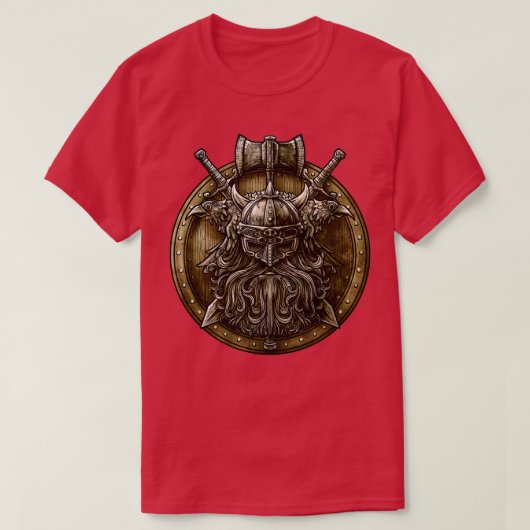 Viking Shield Nordic Nordic Nord Valhalla Classic T-Shirt (Design vorne)