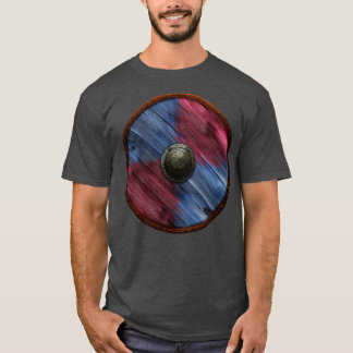 Viking Shield Quarter rot blau T-Shirt