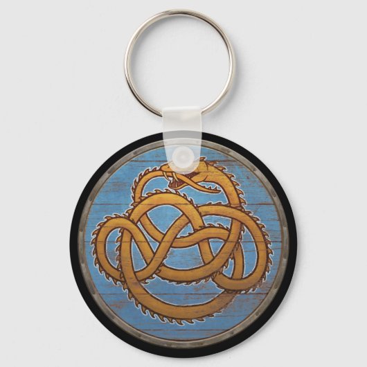 Viking Shield Schlüsselanhänger - Jörmungandr (Vorderseite)