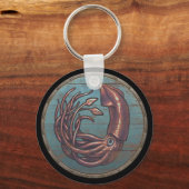 Viking Shield Schlüsselanhänger - Kraken (Vorderseite)