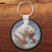 Viking Shield Schlüsselanhänger - Polarbär (Vorderseite)