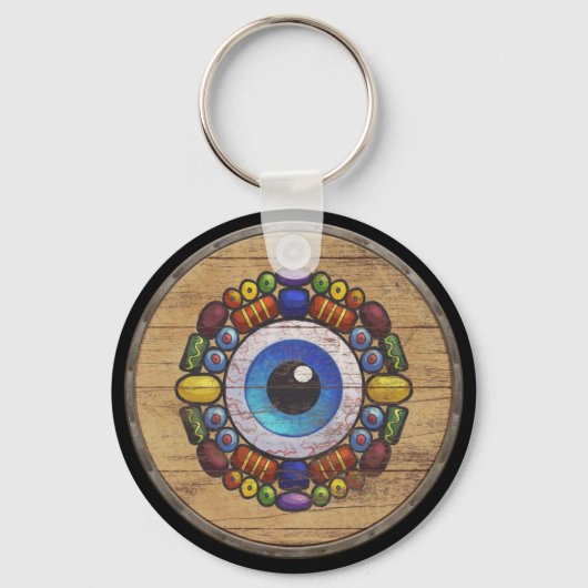 Viking Shield Schlüsselanhänger - Völva (Vorderseite)