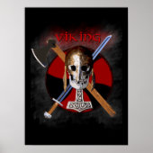 VIKING - Shield Skull Poster (Vorne)