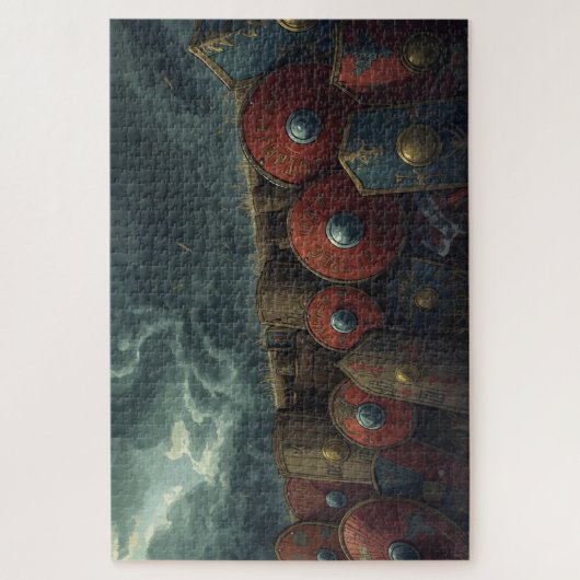 Viking Shield Wall Jigsaw Puzzle (Vertikal)
