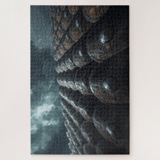 Viking Shield Wall Jigsaw Puzzle (Vertikal)