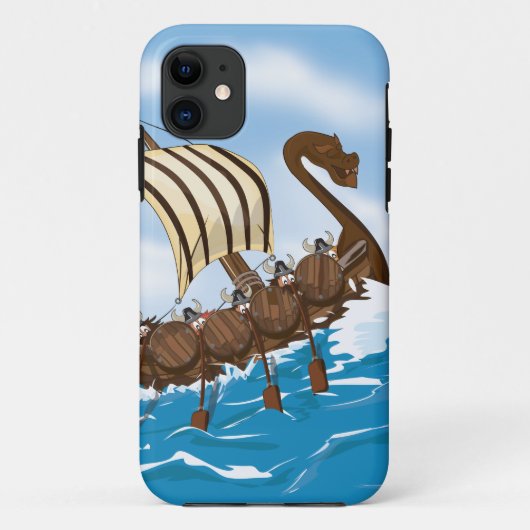Viking Ship Case-Mate iPhone Hülle (Rückseite)