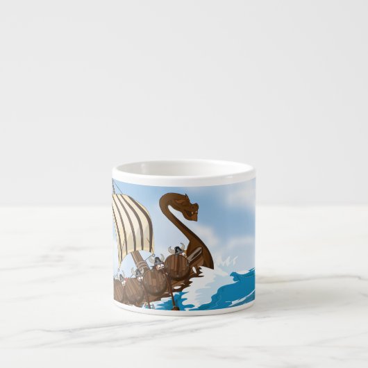Viking Ship Espressotasse (Vorderseite)