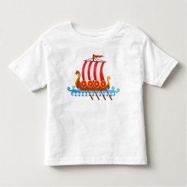 Viking Ship Kleinkind T-shirt