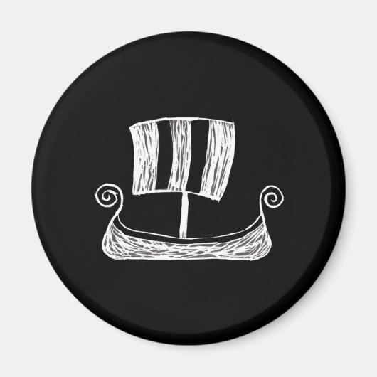 Viking Ship Magnet (Vorne)