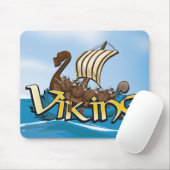 Viking Ship Mousepad (Mit Mouse)