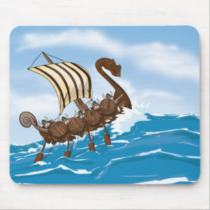 Viking Ship Mousepad