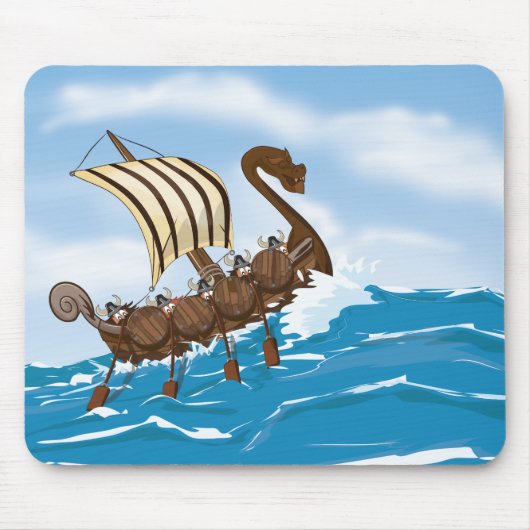 Viking Ship Mousepad (Vorne)