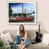 Viking Ship Port of Green Bay, Wisconsin Poster