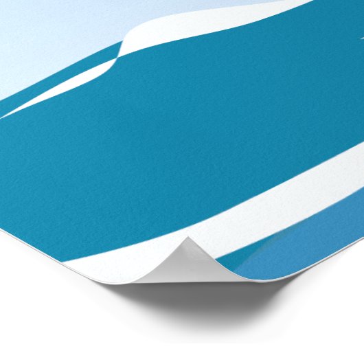 Viking Ship Poster (Ecke)