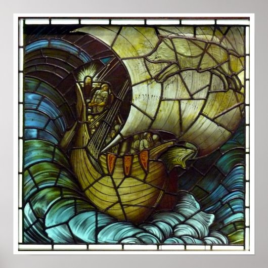 Viking Ship Poster (Vorne)