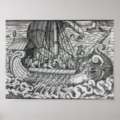 Viking Ship Poster (Vorne)
