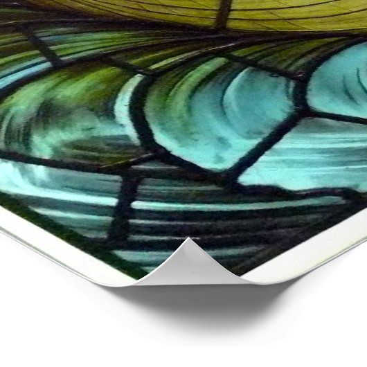 Viking Ship Poster (Ecke)