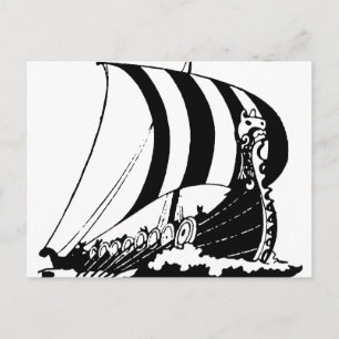 Viking Ship Postkarte