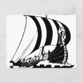 Viking Ship Postkarte (Vorderseite)