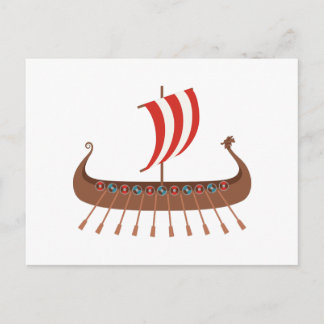 Viking Ship Postkarte