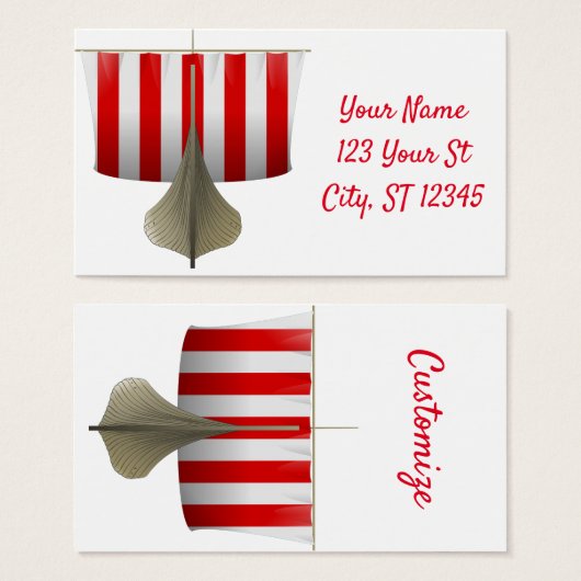 Viking Ship Sailing Thunder_Cove (Vorne & Hinten)