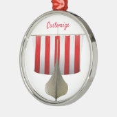 Viking Ship Sailing Thunder_Cove Ornament Aus Metall (Links)