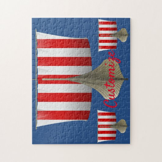 Viking Ship Sailing Thunder_Cove Puzzle (Vertikal)