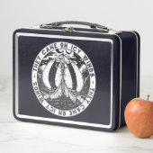 Viking Ship skandinavisches Geschichtsdesign Metall Brotdose (Beispiel)