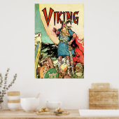 Viking Ship Thor Norseman Warriors Norse Poster (Küche)